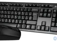 Клавиатура + мышь a4tech 3330n клав:черный мышь:черный usb беспроводная multimedia