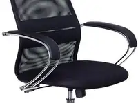 Кресло руководителя бюрократ ch-608sl/black спинка сетка черный tw-01 tw-11 искусст.кожа/ткань крест