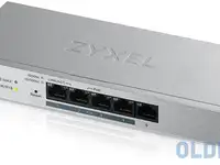 Коммутатор zyxel gs1200-5hpv2-eu0101f 5g 4poe+ 60w управляемый