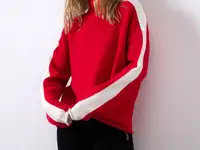 Джемпер с контрастным элементом vassa&co