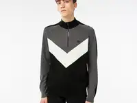 Мужской свитер lacoste regular fit на молнии