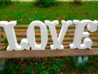 Объемные световые буквы в ретро стиле, фотография 7