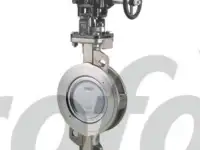 Поворотная заслонка - Дисковый затвор - Запорная арматура из нержавеющей стали, фотография 2