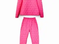 Теплый комплект с принтом