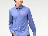 Мужская рубашка lacoste с длинным рукавом