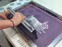 Обучение шелкографической печати, фотография 5