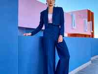 Широкие джинсы с высокой талией