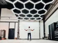 LED светильники соты линии любой рисунок для магазина