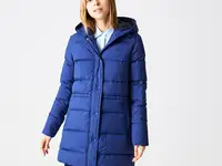 Женская курта-парка lacoste с регулируемым поясом