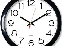 Часы настенные бюрократ wallc-r78pn чёрный