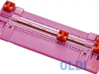 Резак дисковый kw-trio 13045pink a4/6лист./230мм/ручн.прижим