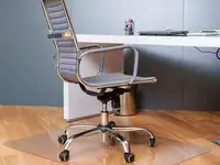 Коврик защитный для напольных покрытий brabix, поликарбонат, 100х120 см, глянец, толщина