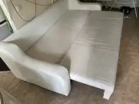 диван кожаный белый, фотография 4