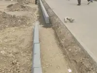 Монтаж бордюров, лотков, асфальтирование, парковки, благоустройство, фотография 6