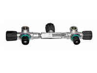 Манифолд 186 мм (11,1л-s80) с изолятором радиальный в комплекте с вентилями 230bar o2 очищенный bts