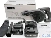 Воздуходувка zitrek zkbl20v пит.:от аккум. черный, фотография 2