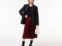 Женская  плиссированная юбка lacoste