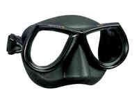 Маска mares sf star, для подводной охоты и фридайвинга - ц.об.черный, ц.р.черный