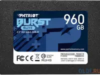 Твердотельный накопитель ssd 2.5" patriot 960gb burst elite <pbe960gs25ssdr> (sata3, up