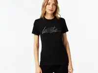 Женская футболка lacoste slim fit