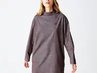 Женское платье lacoste regular fit с высоким воротом