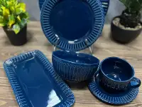 Синий столовый сервиз Vassila, фотография 4