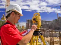 Геодезист, границы участка, топосъемка, диагональ, разбивка, вынос, фотография 2