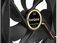 Exegate ex283392rus вентилятор exegate e12025h4p-pwm, 120x120x25 мм, гидродинамический, 4pin, pwm, 2