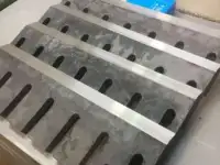 Предлагаем изготовление ножей дробилок по чертежам заказчика