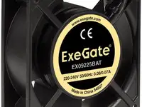 Exegate ex289004rus вентилятор 220в exegate ex09225bat (92x92x25 мм, 2-ball (двойной шарикоподшипник