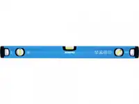 Уровень алюминиевый, 1500 мм, профиль 1,6 мм, фрезерованный, ударопрочные заглушки, 3