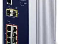 Ip30 l2+ snmp manageable 8-port gigabit poe(af) switch + 2-port gigabit