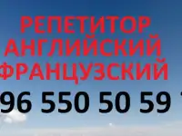 Французский и английский языки учитель репетитор преподаватель