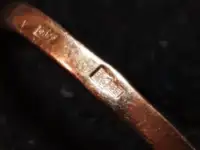 Продаю золотое кольцо и браслет с гравировкой 585 пробы, фотография 6