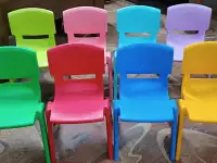Пластиковые детские стульчики