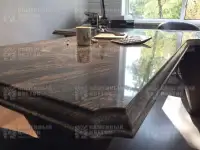 Делаем мраморные столы, столешницы из мрамора, гранита, травертина, оникса. Монтаж и замеры, фотография 3