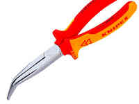 Длинногубцы с режущими кромками изогнутые 1000 v 200 мм knipex kn-2626200