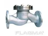 Клапан обратный горизантальный стальной