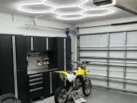 Освещения в виде сот модульное для гаража, фотография 3