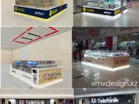 Разработка и изготовление торговых островков и оборудования