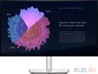 Монитор 27" dell u2722de черный серебристый ips 2560x1440 350 cd/m^2 5