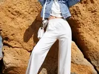 Хлопковый спортивный костюм