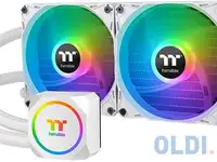 Th240 argb sync snow edition [cl-w301-pl12sw-a] /all-in-one liquid cooling system/argb fan