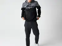 Мужские теннисные спортивные штаны lacoste sport из хлопкового флиса