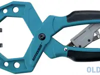 Струбцина клещеобразная gross 20801 1–1/2"/38 мм  пластиковый корпус,храповый механизм жесткой