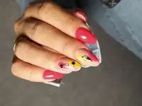 Маникюр, укрепление натуральных ногтей гелем, наращивание ногтей., фотография 10