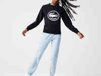 Женская флисовая толстовка lacoste с 3d-логотипом из органического хлопка, фотография 2