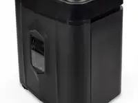 Шредер heleos ап20-4 черный с автоподачей (секр.p-4) перекрестный 131лист. 20лтр. скрепки