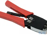Инструмент обжимной itk tm1-b11v для rj45 rj12 rj11 сине-оранжевый