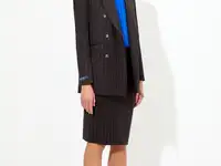 Юбка - карандаш из ткани в полоску vassa&co